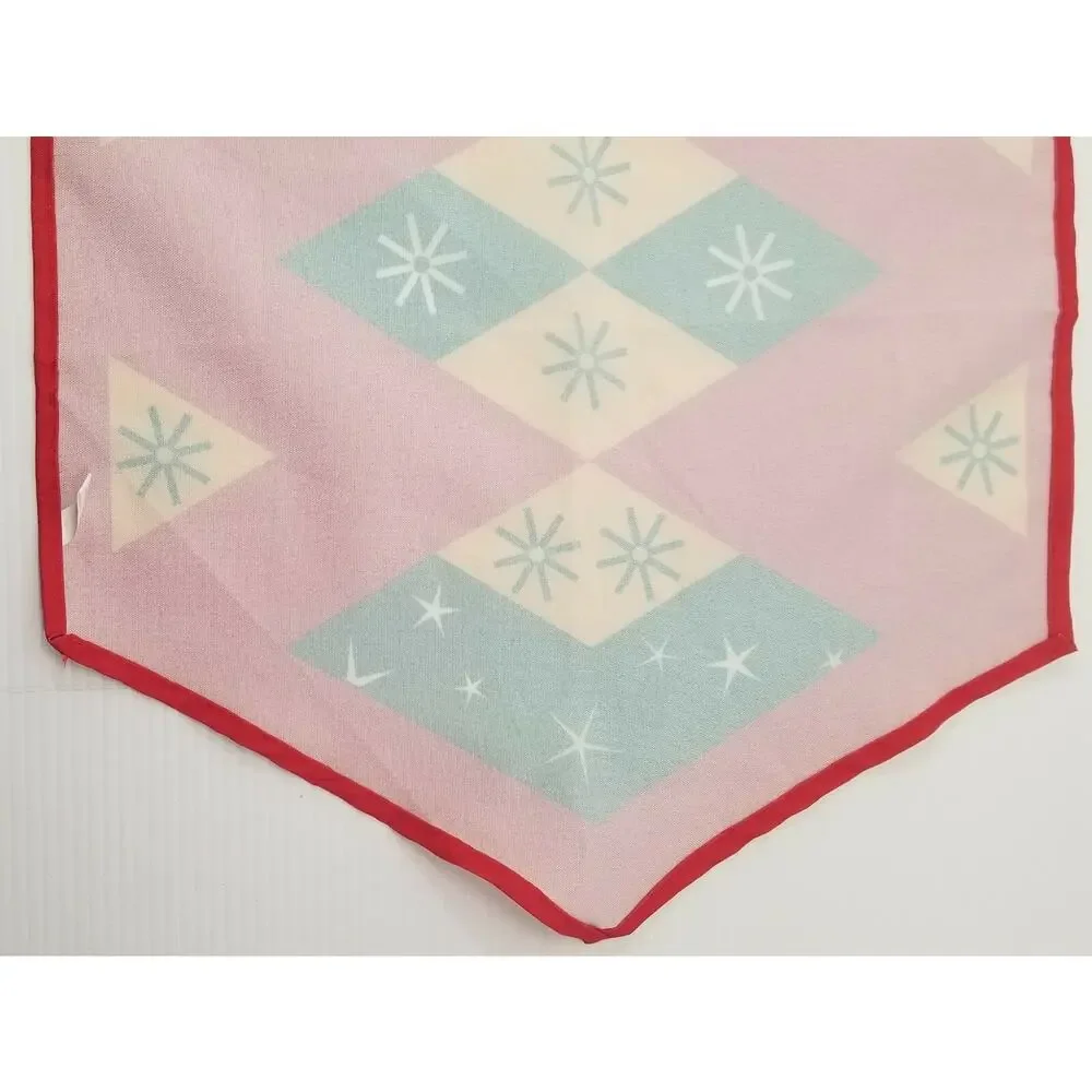 QQ) Vintage Christmas Holiday Decorative Table Cloth Runner Polyester 48